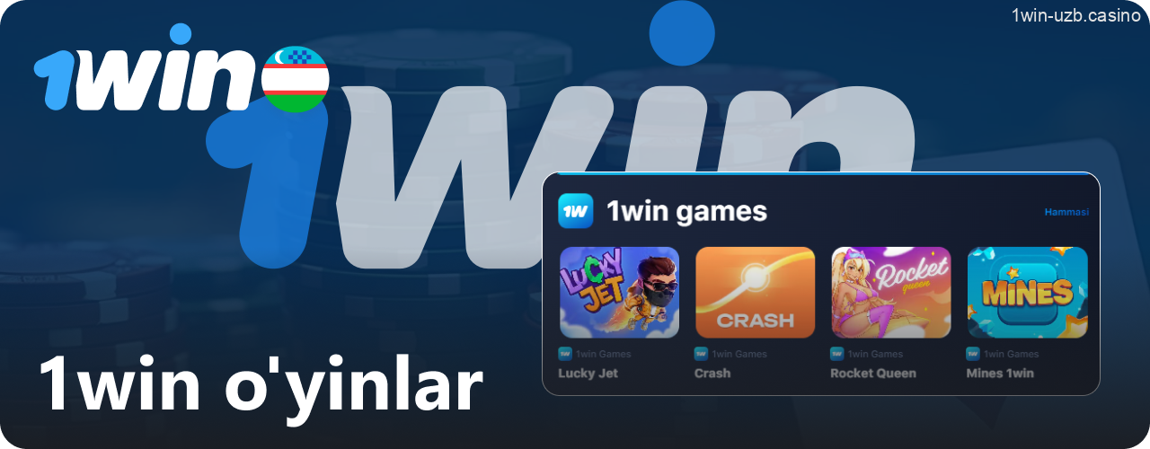 1Win barcha o‘yinlari bir joyda