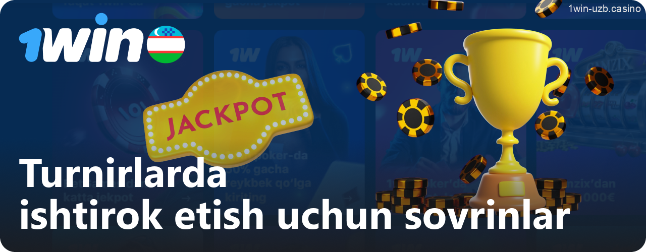 1win turnirlarida sovrinlar va mukofotlar