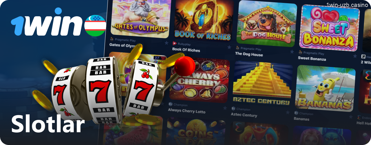 1Win slot o‘yinlari kolleksiyasi