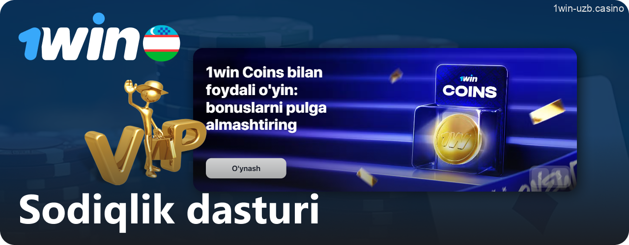 1Win sodiqlik dasturi