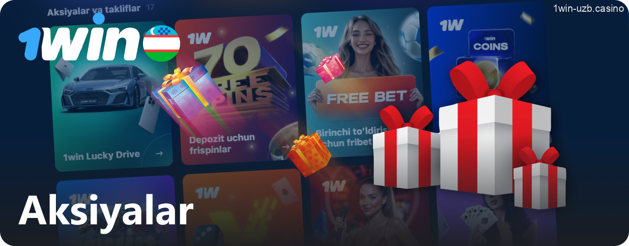 O‘zbekiston futbolchilari uchun 1Win aksiyalari