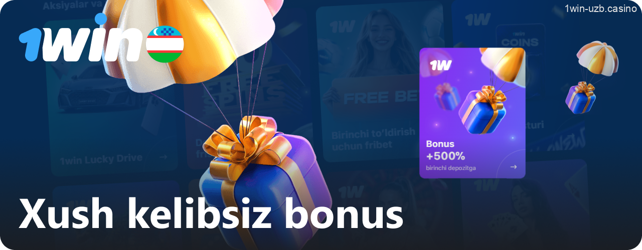 1Win da yangi foydalanuvchilar uchun bonus