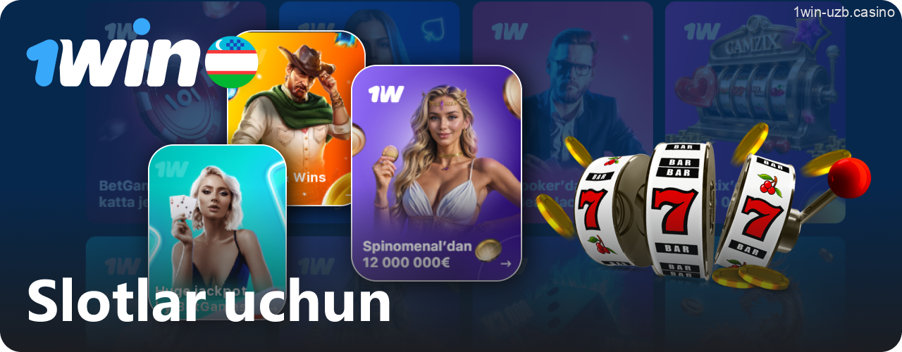 1win kazinosida slotlar bo'yicha turnirlar