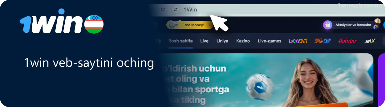1win sayti orqali jonli tikish