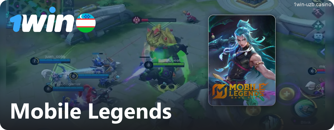 1Win Mobile Legends o'yini bo‘yicha garovlar