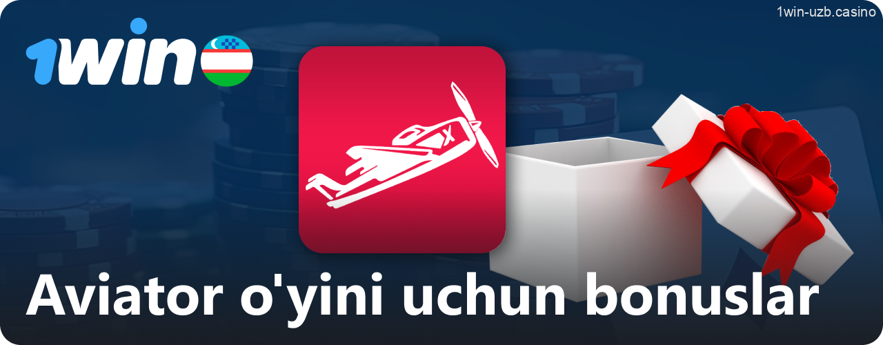 1Win Aviator uchun mavjud bonus va aksiyalar