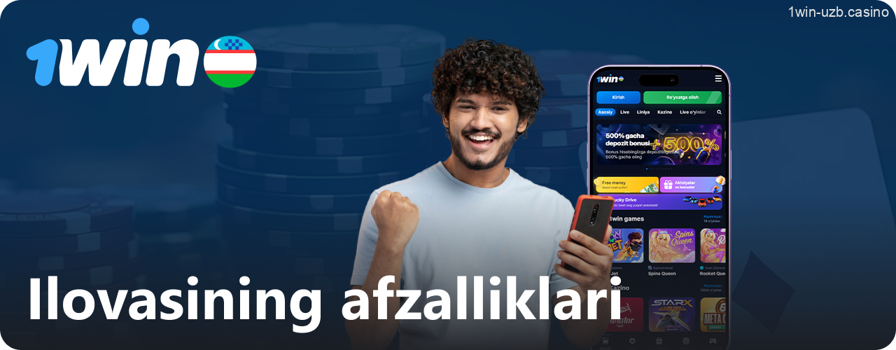 1Win ilovasining O'zbekistonlik tikuvchilar uchun foydali jihatlari