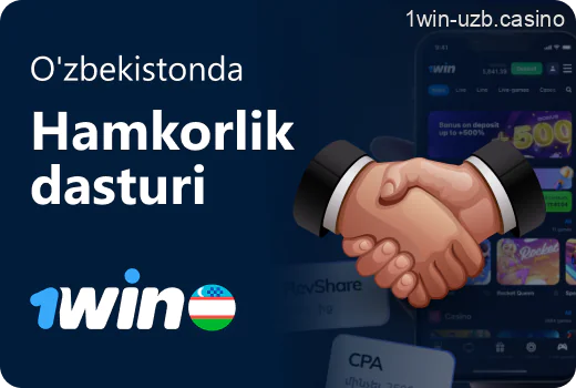 O'zbekistonda 1Win hamkorlik dasturi va imkoniyatlar
