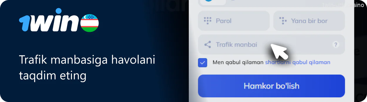 Trafik manbasini taqdim eting