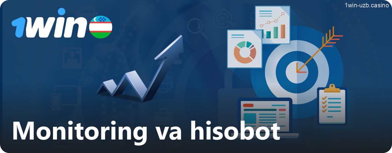 1Win monitoring va hisobot tizimi