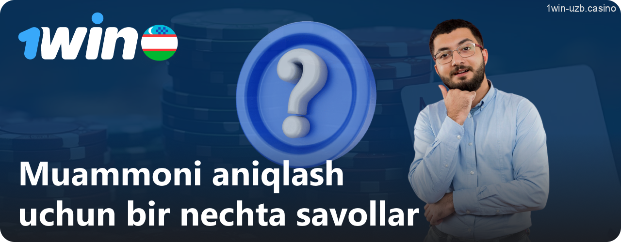 1Win muammoni aniqlash va o'yin cheklovlarini belgilash