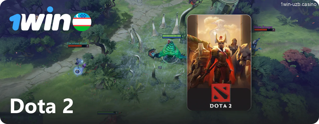 1Win Dota 2 bo‘yicha tikish variantlari